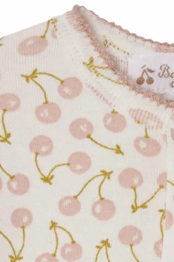 Bonpoint cream Patterned pajamas