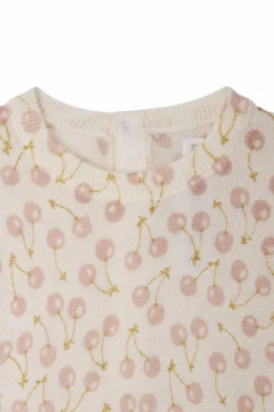Bonpoint cream Patterned jumpsuit