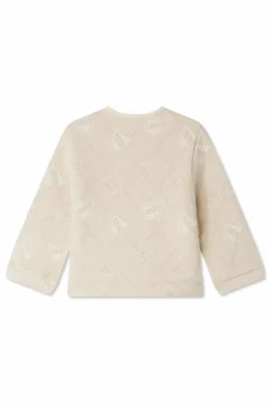 Bonpoint cream Sweatshirt with a pattern