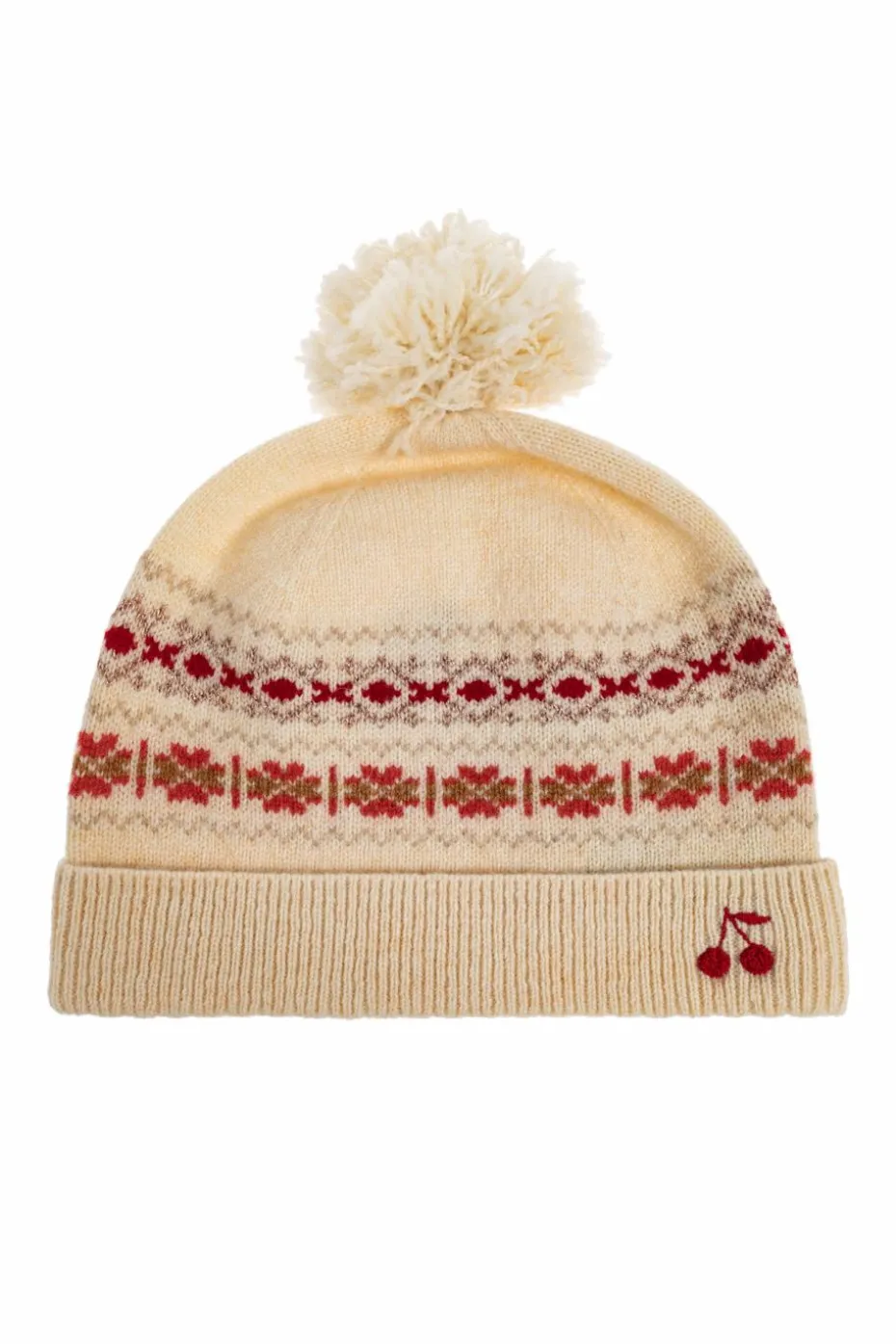 Bonpoint cream Wool beanie