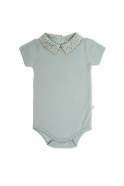Bonpoint GREY Cotton bodysuit