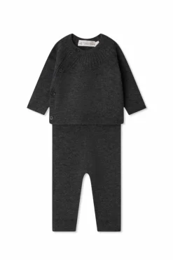 Bonpoint GREY Set: sweater and pants