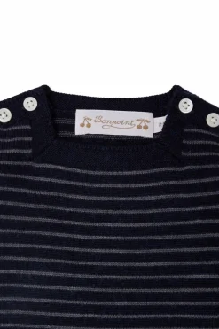 Bonpoint NAVY BLUE Wool set