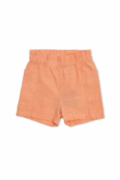 Bonpoint ORANGE Cotton shorts with pockets