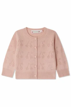 Bonpoint PINK Cashmere cardigan