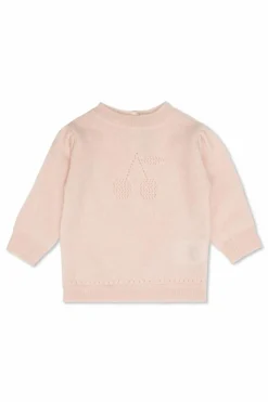 Bonpoint PINK Cashmere sweater Emiliane