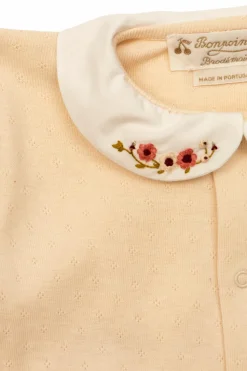Bonpoint PINK Pajamas with a collar