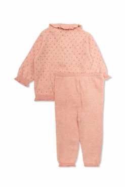 Bonpoint PINK Set: sweater and pants