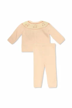 Bonpoint PINK Set: sweater and pants