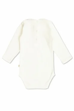 Bonpoint WHITE Cotton bodysuit