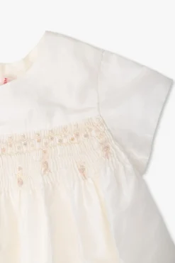 Bonpoint WHITE ‘Habillee’ embroidered dress