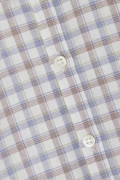 Bonpoint WHITE Plaid pattern shirt