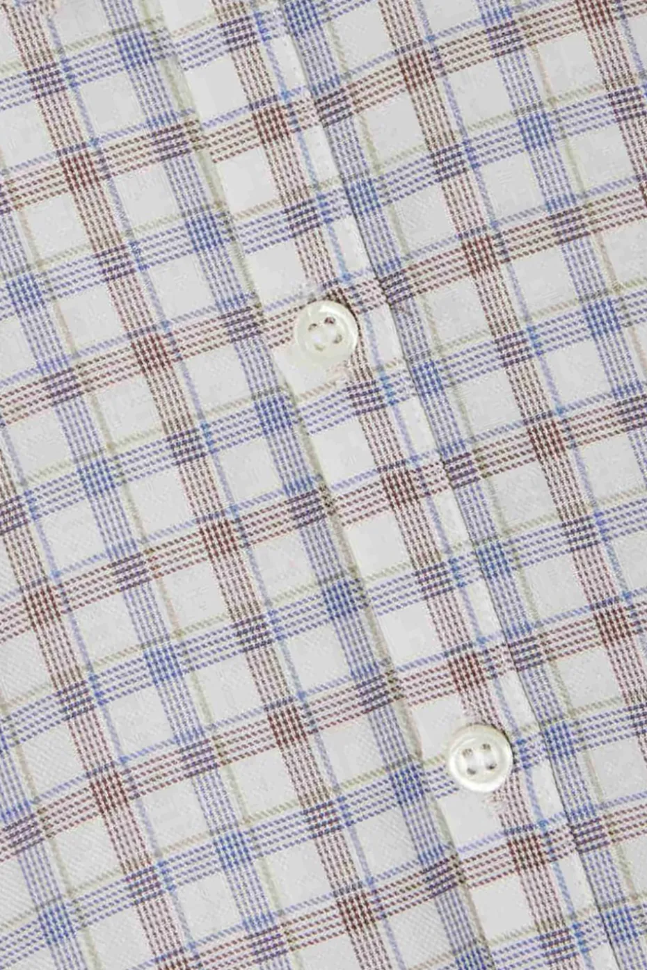 Bonpoint WHITE Plaid pattern shirt