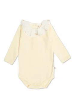 Bonpoint YELLOW Cotton Bodysuit