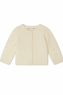 Bonpoint YELLOW Wool cardigan