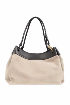 Bottega Veneta beige Bag Parachute Maxi in shopper style