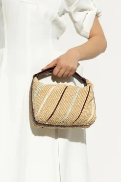 Bottega Veneta beige Handbag `Wallace`