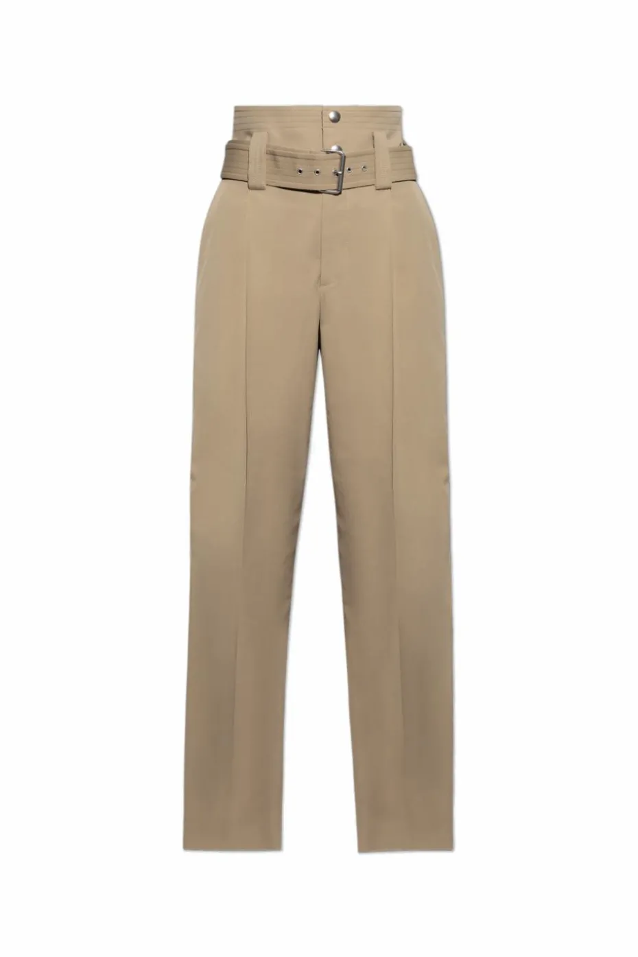 Bottega Veneta beige High-waisted pants