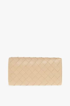 Bottega Veneta beige Leather wallet