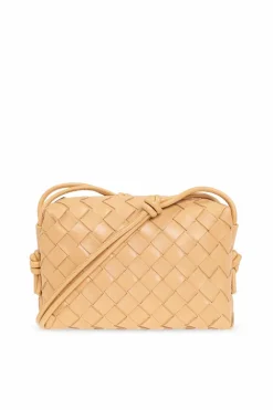 Bottega Veneta beige āLoop Miniā shoulder bag