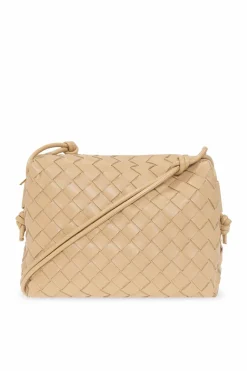 Bottega Veneta beige āLoop Smallā shoulder bag