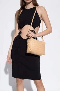 Bottega Veneta beige ‘Loop Small’ shoulder bag