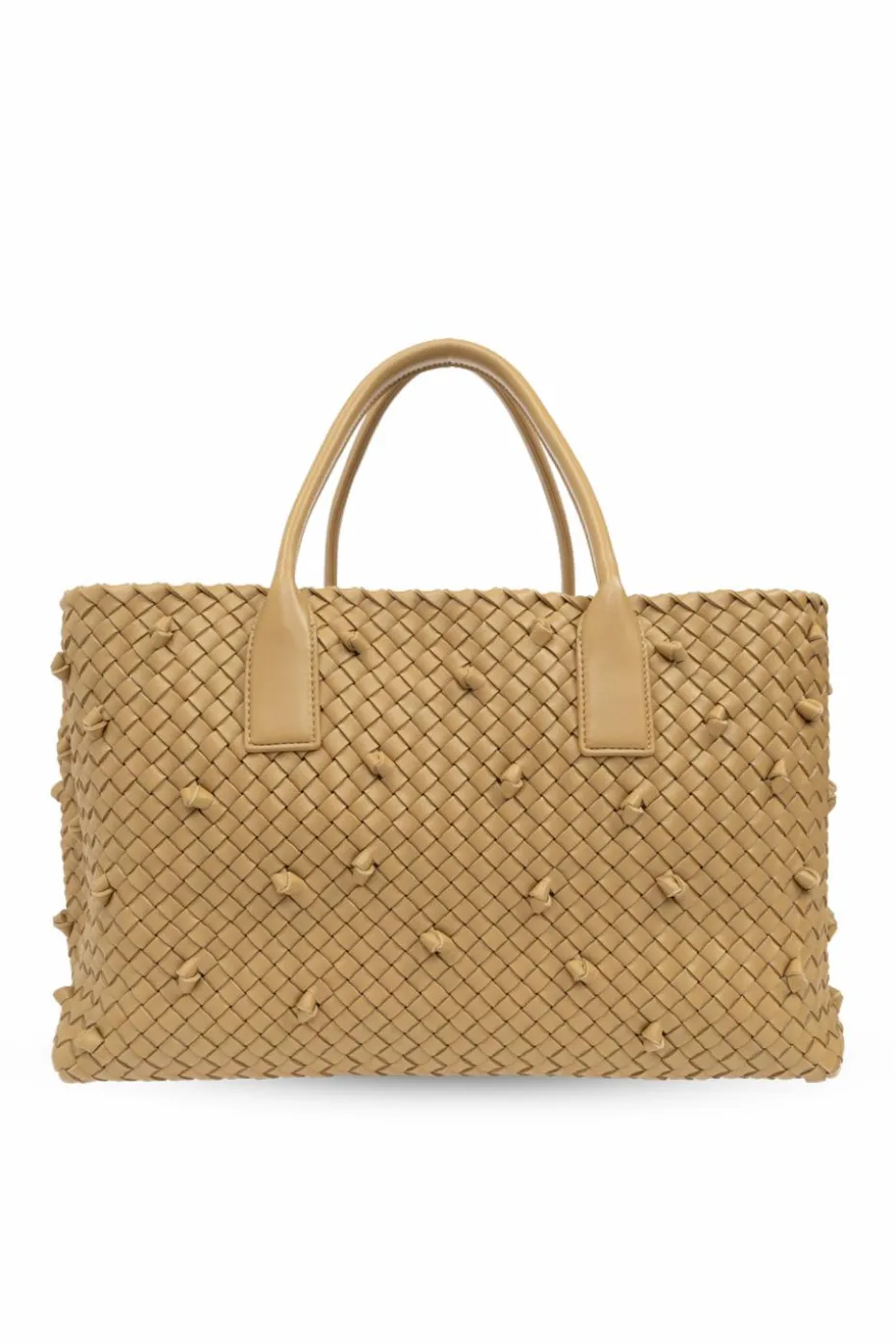 Bottega Veneta beige Medium `Cabat` Shopper Bag