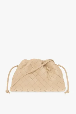 Bottega Veneta beige āPouch Miniā shoulder bag
