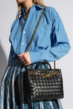 Bottega Veneta BLACK ‘Andiamo Small’ shoulder bag