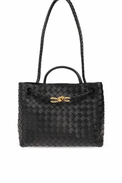 Bottega Veneta BLACK āAndiamo Mediumā shopper bag