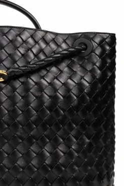 Bottega Veneta BLACK ‘Andiamo Large’ shopper bag