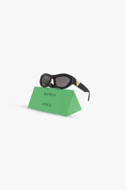 Bottega Veneta BLACK ‘Angle’ sunglasses