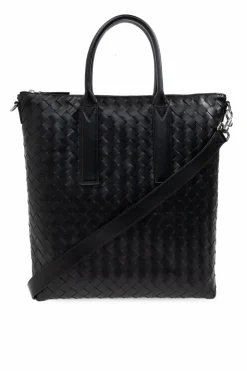 Bottega Veneta BLACK Bag North-South type shopper