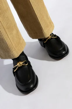 Bottega Veneta BLACK Bottega Veneta `Astaire` loafers