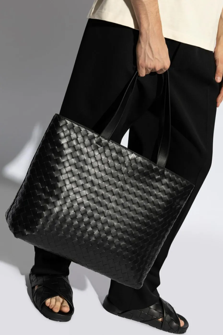 Bottega Veneta BLACK Bottega Veneta shopper bag