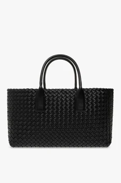 Bottega Veneta BLACK 'Cabat Small’ shopper bag