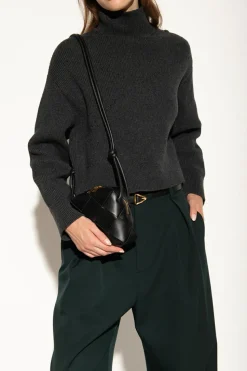 Bottega Veneta BLACK ‘Cassette Mini’ shoulder bag
