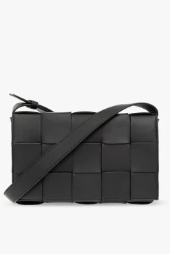 Bottega Veneta BLACK ‘Cassette Small’ shoulder bag