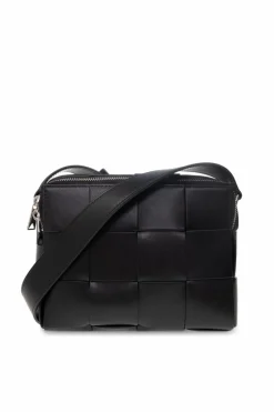 Bottega Veneta BLACK ‘Cassette Small’ shoulder bag