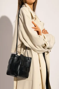 Bottega Veneta BLACK ‘Cassette’ shoulder bag