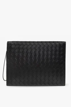 Bottega Veneta BLACK ‘Classic Intrecciato Medium’ document case