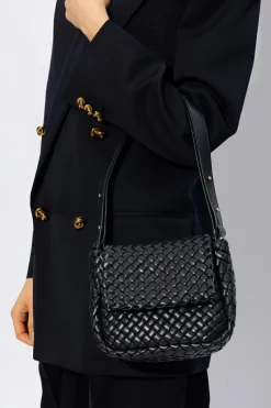 Bottega Veneta BLACK ‘Cobble Mini’ shoulder bag