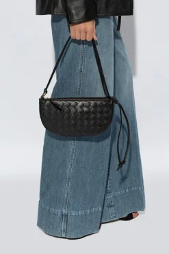 Bottega Veneta BLACK Double Shoulder Bag