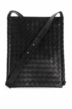 Bottega Veneta BLACK ‘Flat Loop Large’ shoulder bag
