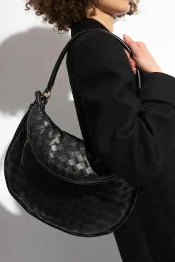 Bottega Veneta BLACK ‘Gemelli Medium’ shoulder bag