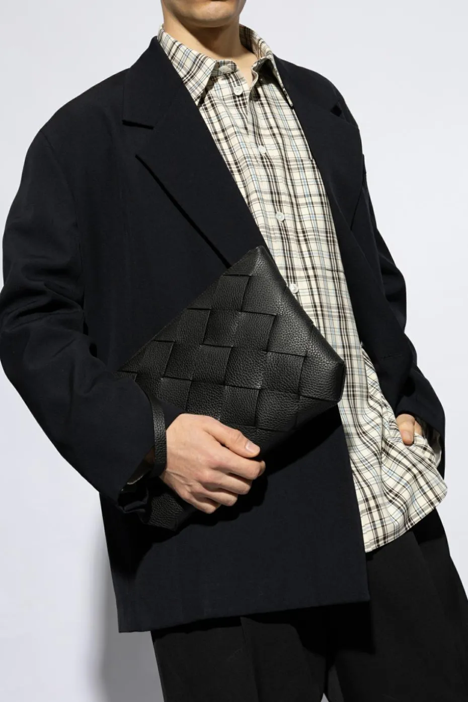 Bottega Veneta BLACK Handbag `Diago Large`