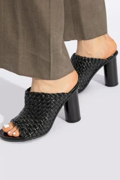 Bottega Veneta BLACK Heeled Sandals 'Atomic'
