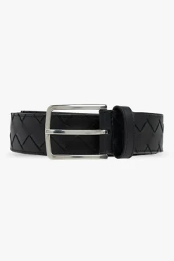 Bottega Veneta BLACK Intrecciato belt