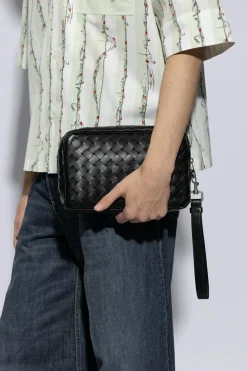 Bottega Veneta BLACK Intrecciato handbag