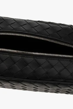 Bottega Veneta BLACK Intrecciato wash bag